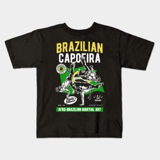 Capoeira Brazilian Mixed Martial Arts MMA Fighting Kids T-Shirt